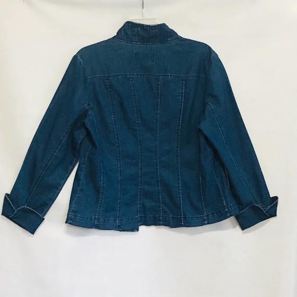 Vintage Women's Blujean Jacket Long Sleeves - Picture 9 of 14